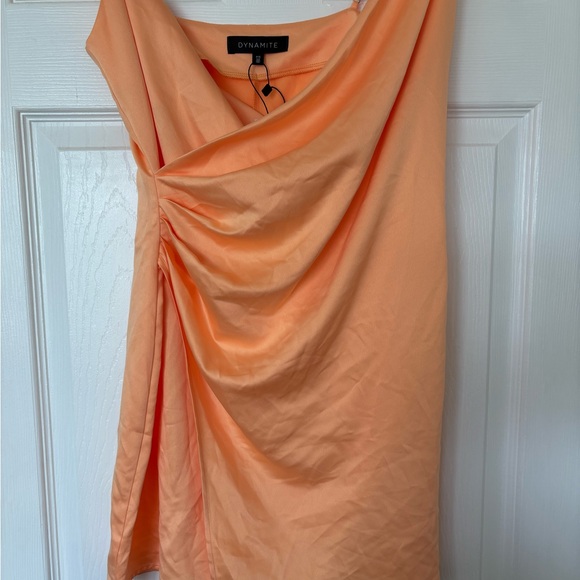 Dynamite Peach Mini Dress - Picture 3 of 7